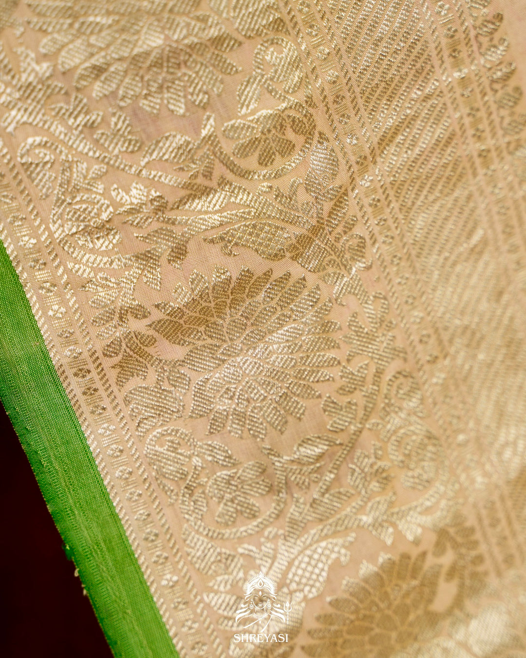 Handloom Pure Gadwal Silk Saree with Hand Painted Pen Kalamkari and Silver Zari Borders
