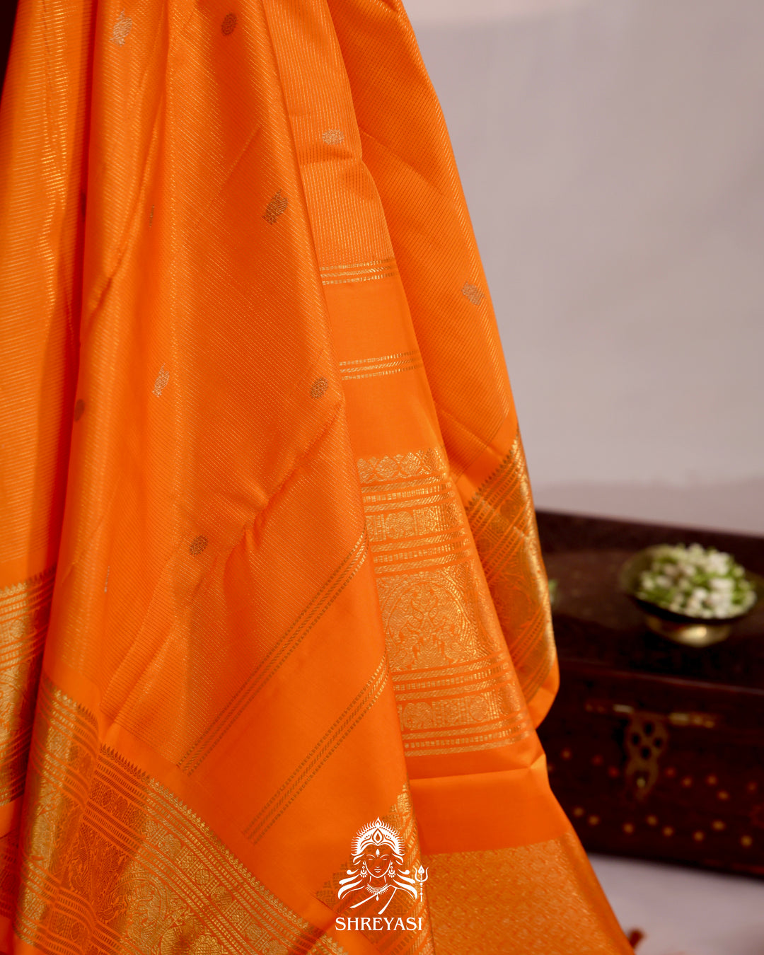 Handloom Kanjivaram Silk Saree with Real Zari