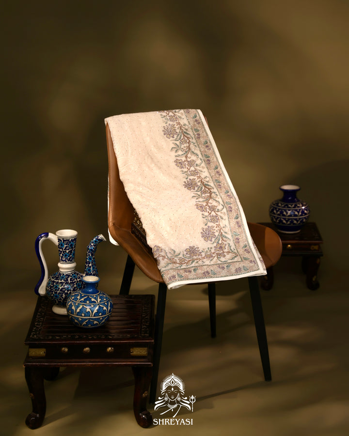 Georgette Saree with Thread Embroidery