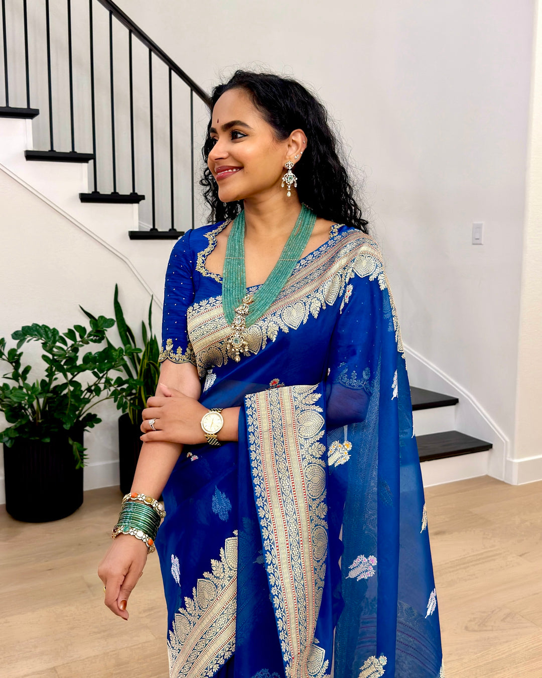 Banarasi Ektara Kora Silk Saree