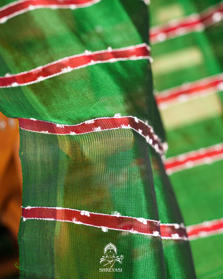 Handloom Pure Mangalagiri Silk Saree