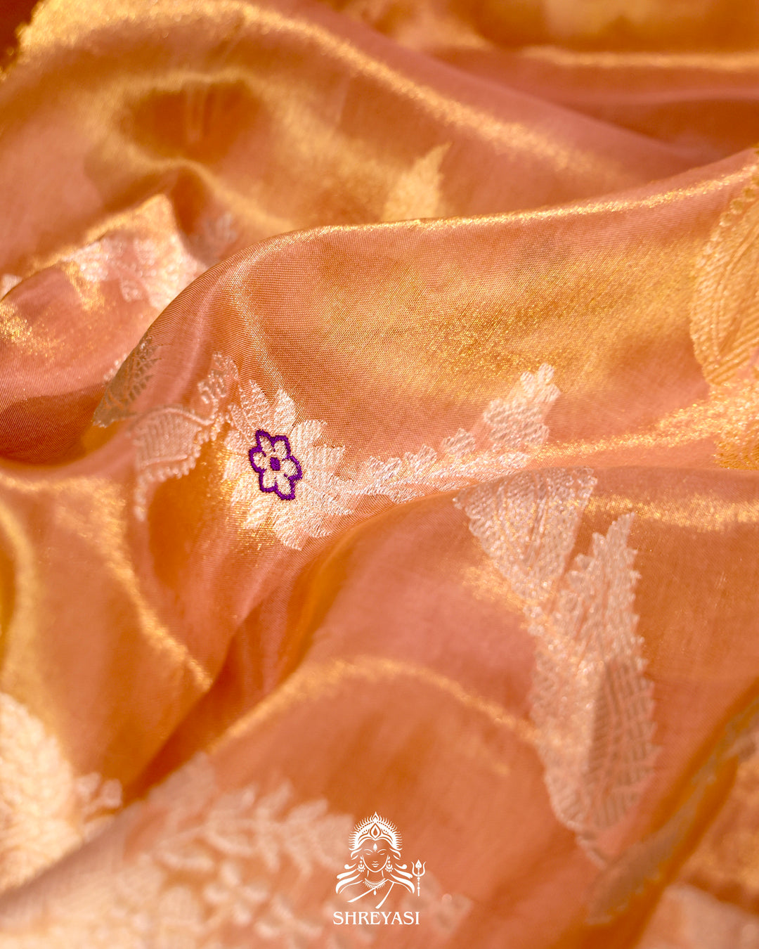Banarasi Ektara Kora Silk Saree