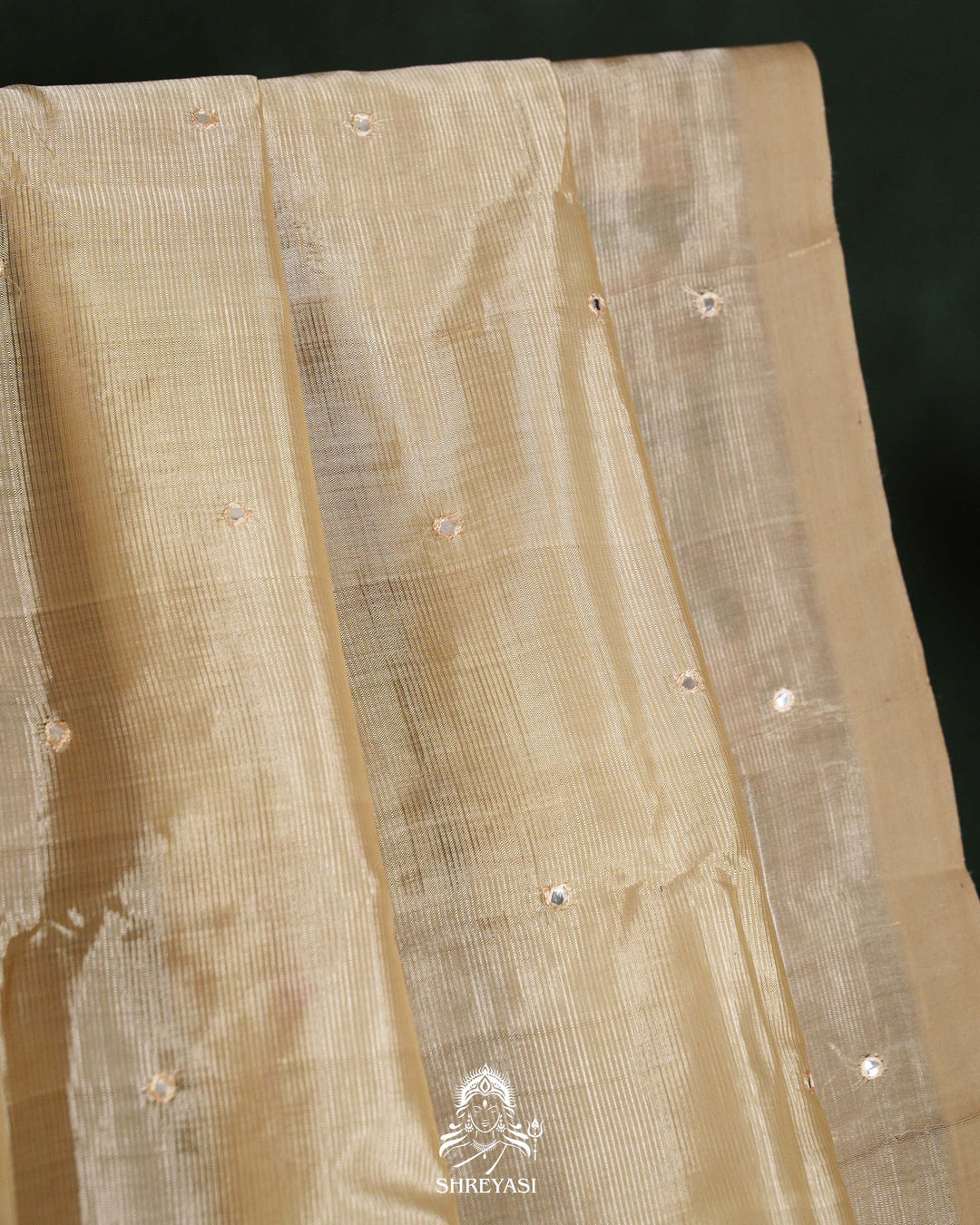 Handloom Pure Mangalagiri Silk Sarees with Mirror Work & Embroidery | Pen Kalamkari Blouse