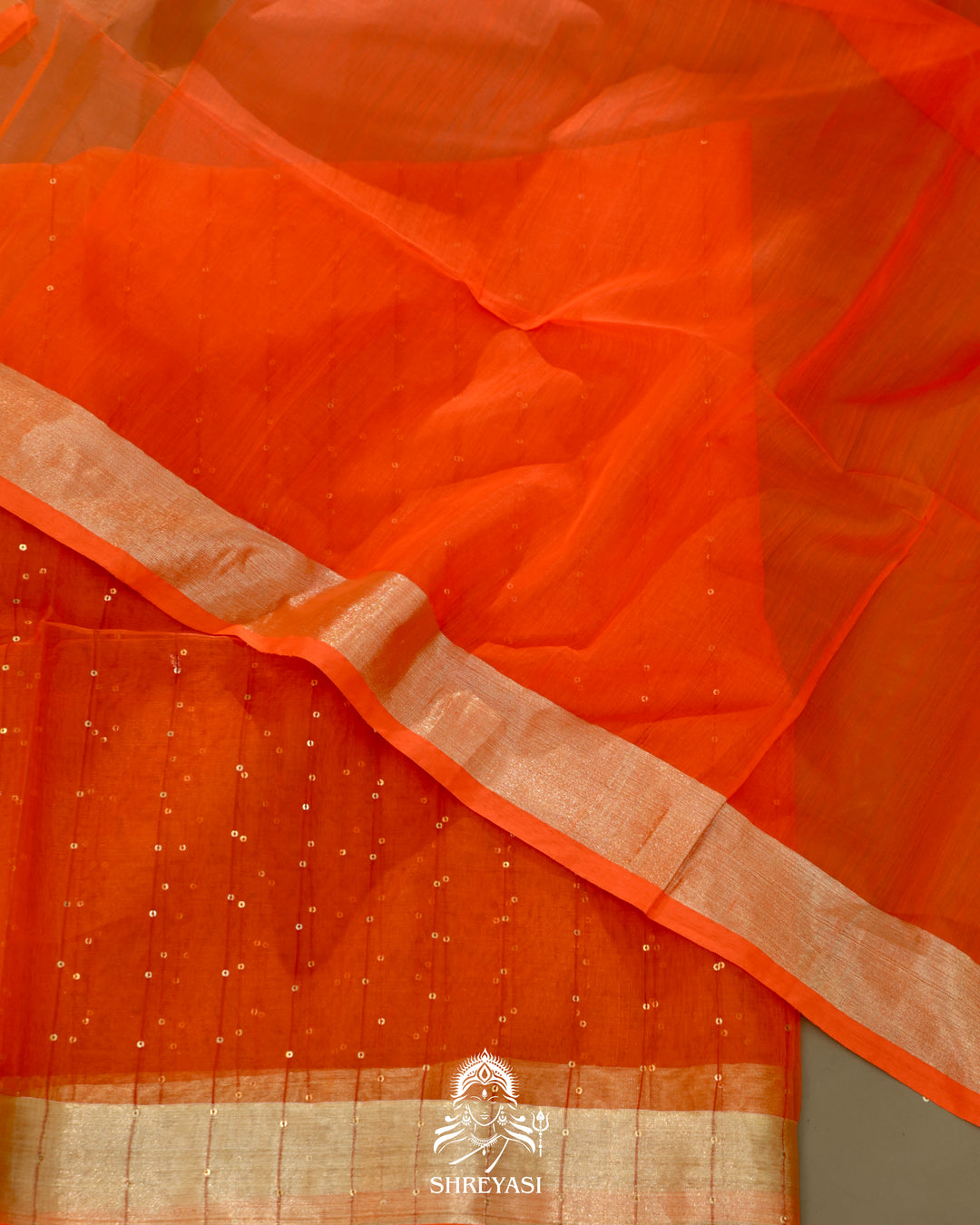 Muslin Jamdani Saree with Needle Weaving and Paithani Tissue Pallu