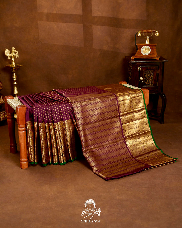 Handloom Pure Kanjivaram Silk Saree in Real Zari