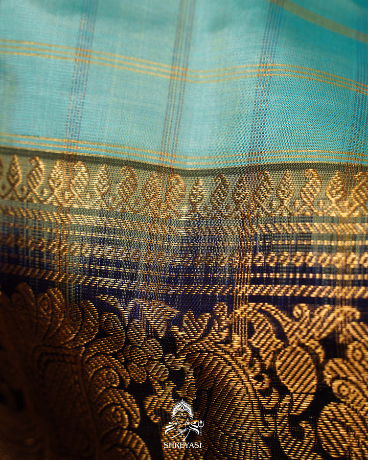 Handloom Pure Gadwal Silk Saree