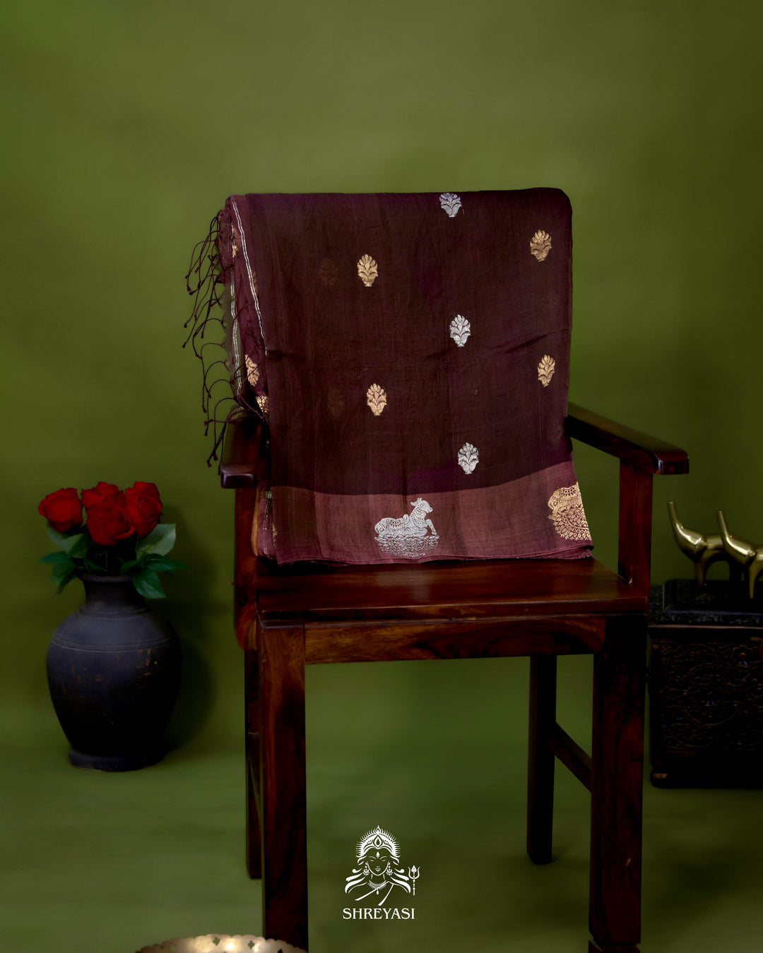 Handloom Banarasi Pure Kora Silk Saree