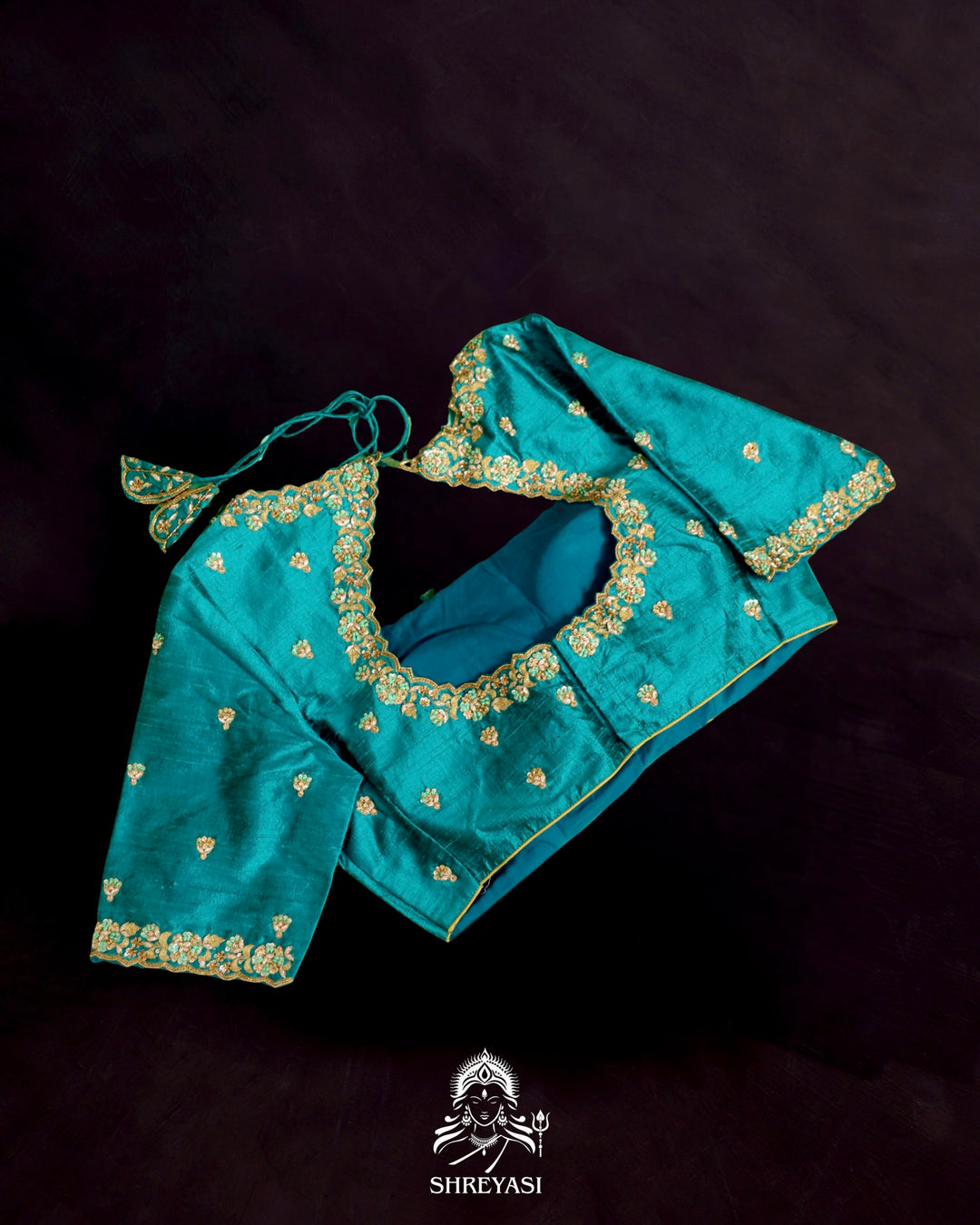 Banarasi Ektara silk saree in soft green with jamdani-style cutwork motifs and subtle woven border