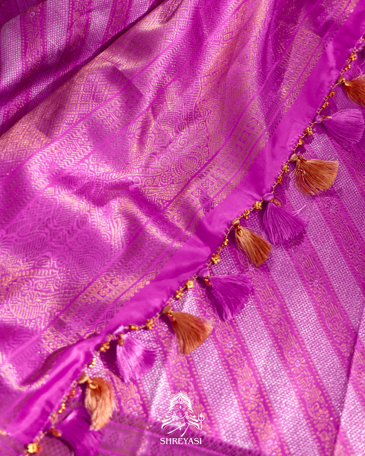 Kanjivaram Silk Saree with Real Zari