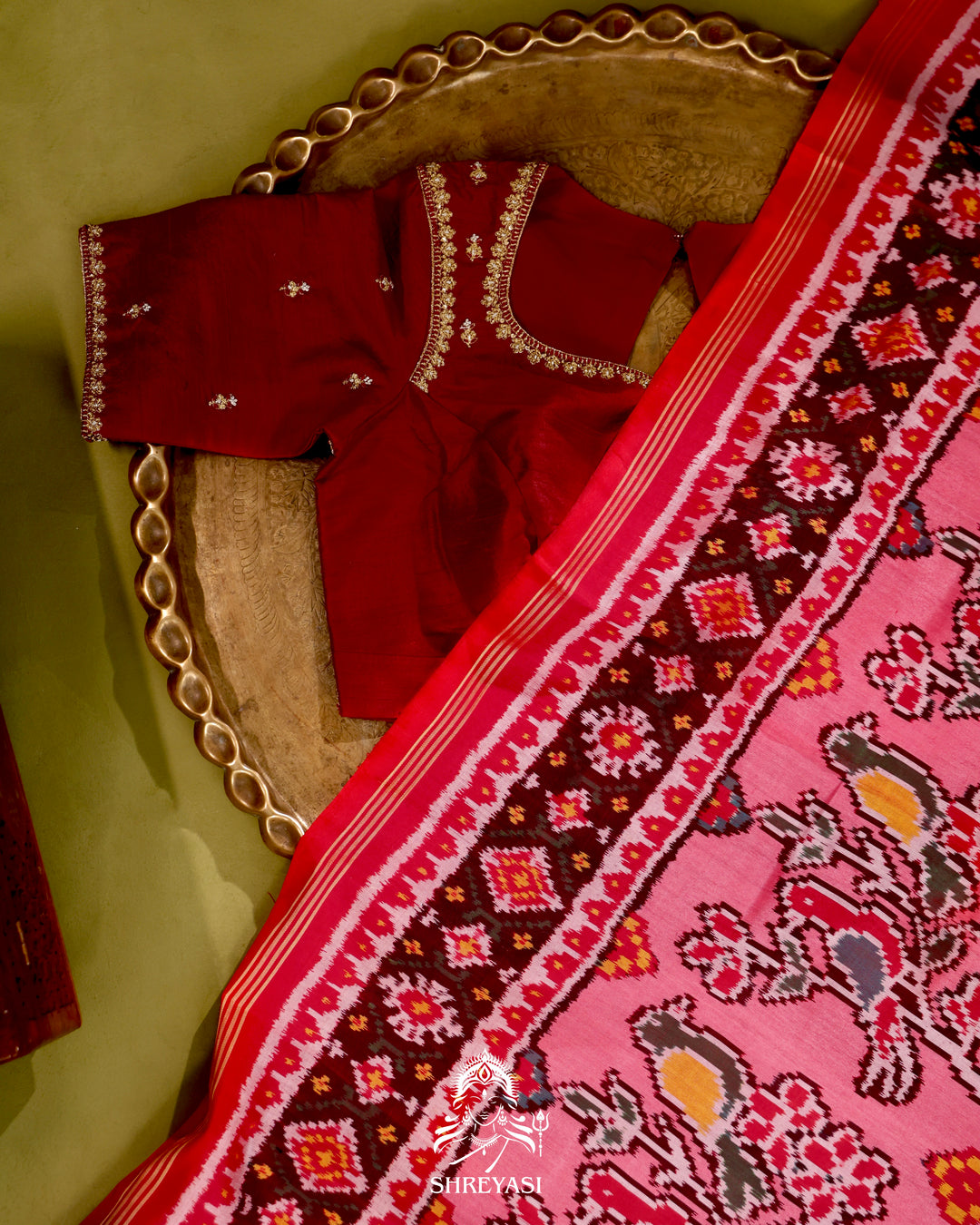 Handloom Pure Rajkot Patola Silk Saree