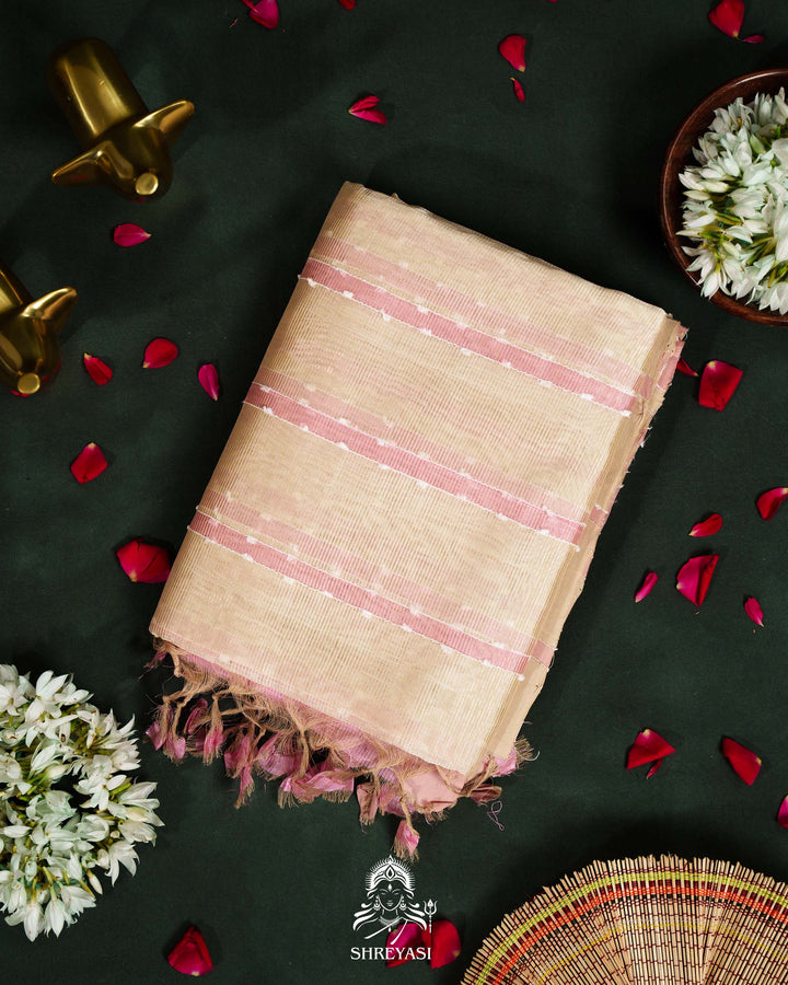 Handloom Pure Mangalagiri Silk Saree