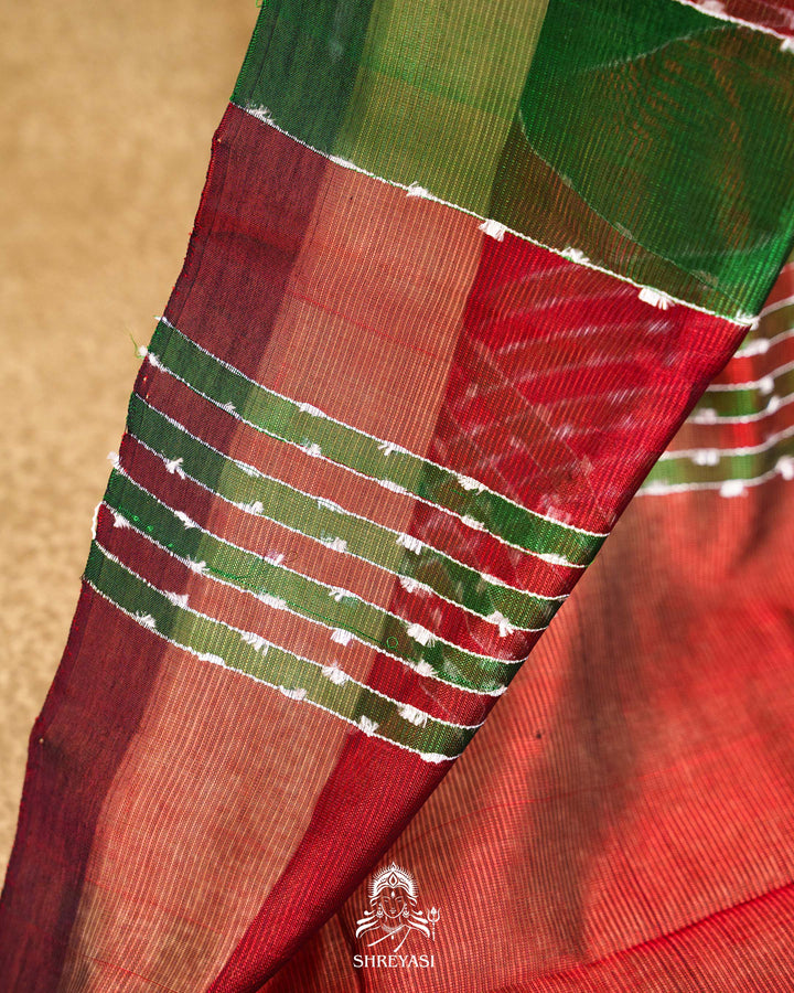 Handloom Pure Mangalagiri Silk Saree