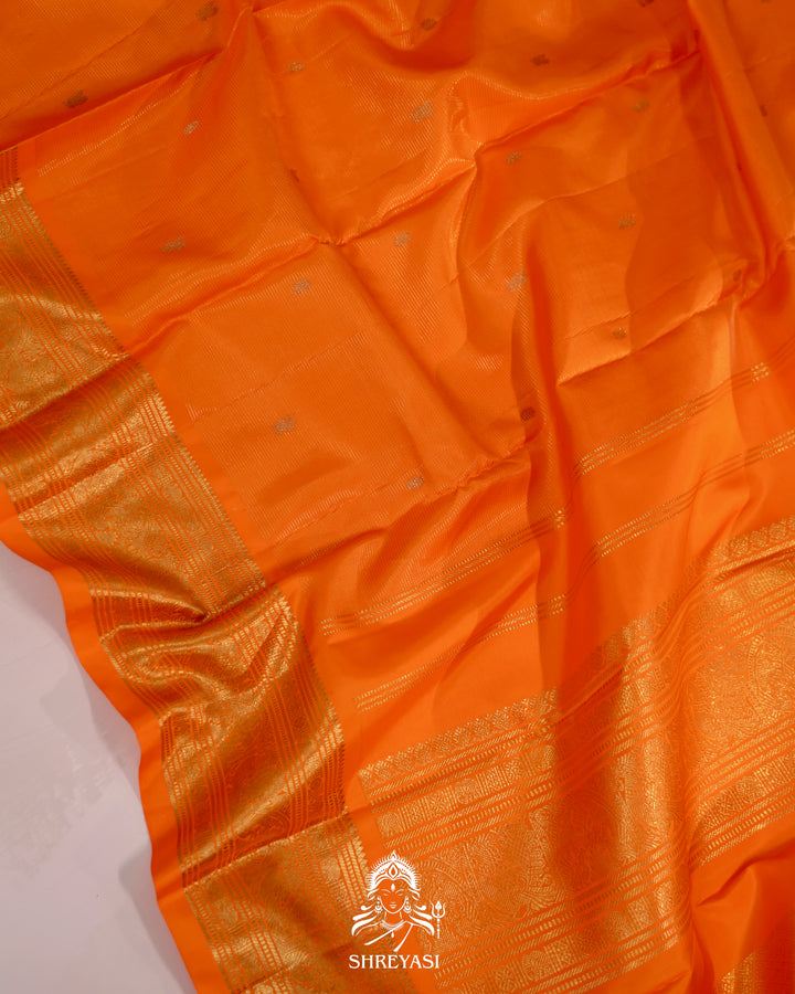 Handloom Kanjivaram Silk Saree with Real Zari