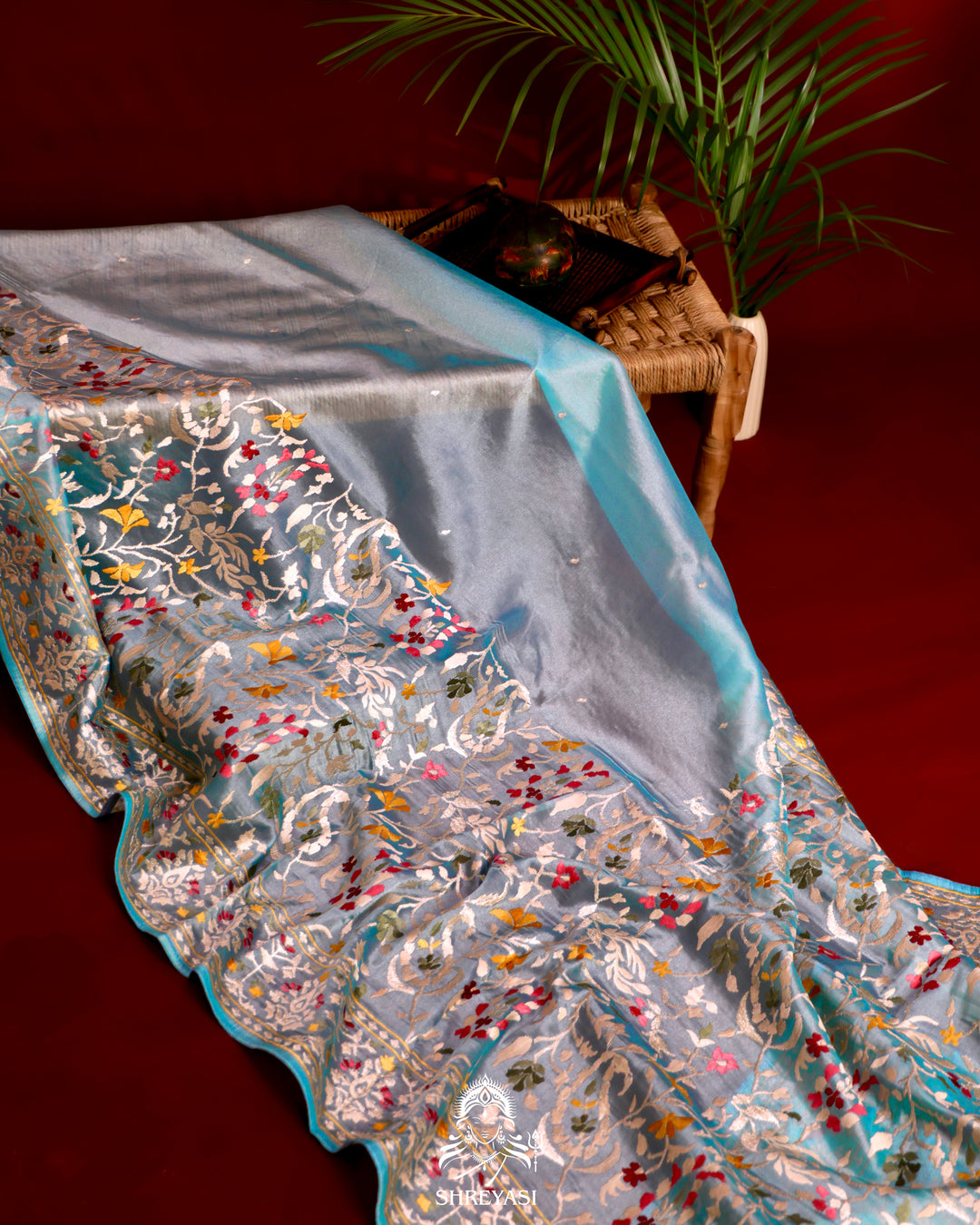 Tissue Georgette Saree