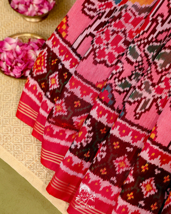 Handloom Pure Rajkot Patola Silk Saree