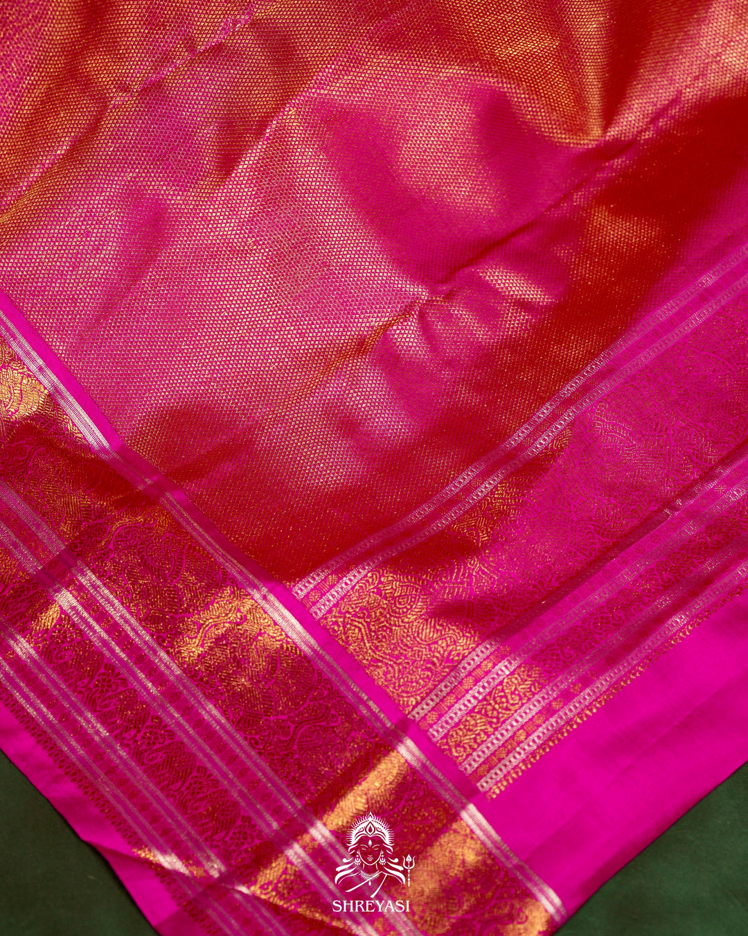 Handloom Pure Kanjivaram Silk Saree with Real Zari