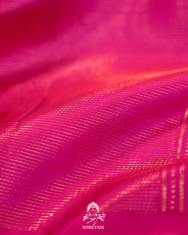 Handloom Kanjivaram Silk Saree with Real Zari