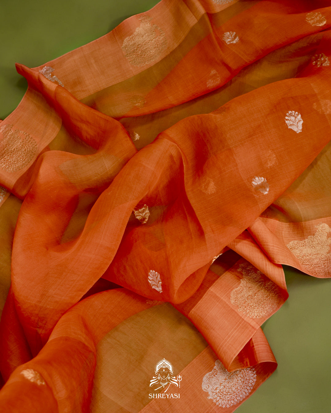 Handloom Banarasi Pure Kora Silk Saree