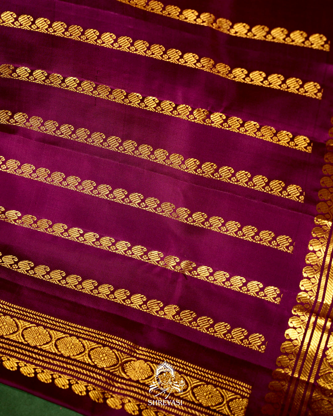 Handloom Pure Kanjivaram Silk Saree with Real Zari