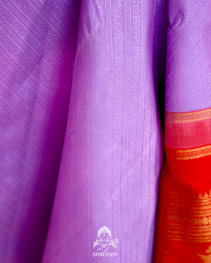 Handloom Kanjivaram Silk Saree with Real Zari