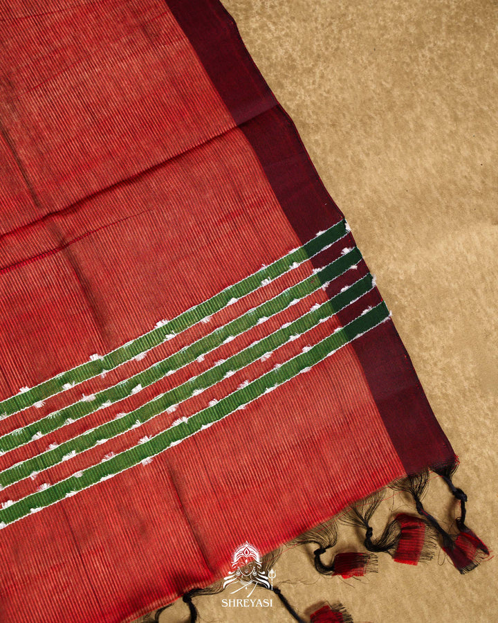 Handloom Pure Mangalagiri Silk Saree