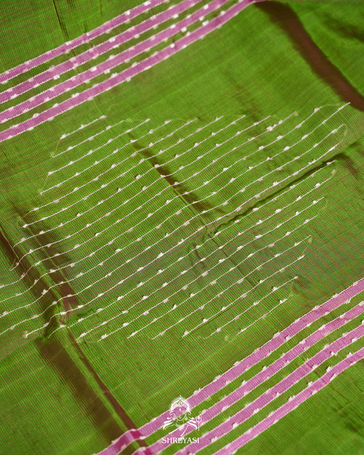 Handloom Pure Mangalagiri Silk Saree