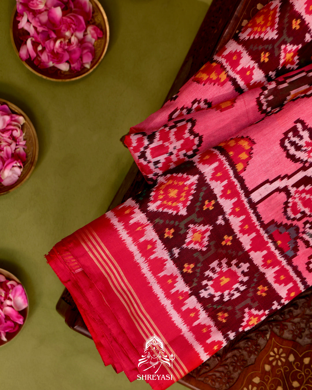 Handloom Pure Rajkot Patola Silk Saree
