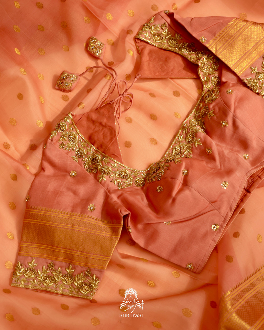 Paithani Gadwal Silk Saree with Paithani Border and Pallu