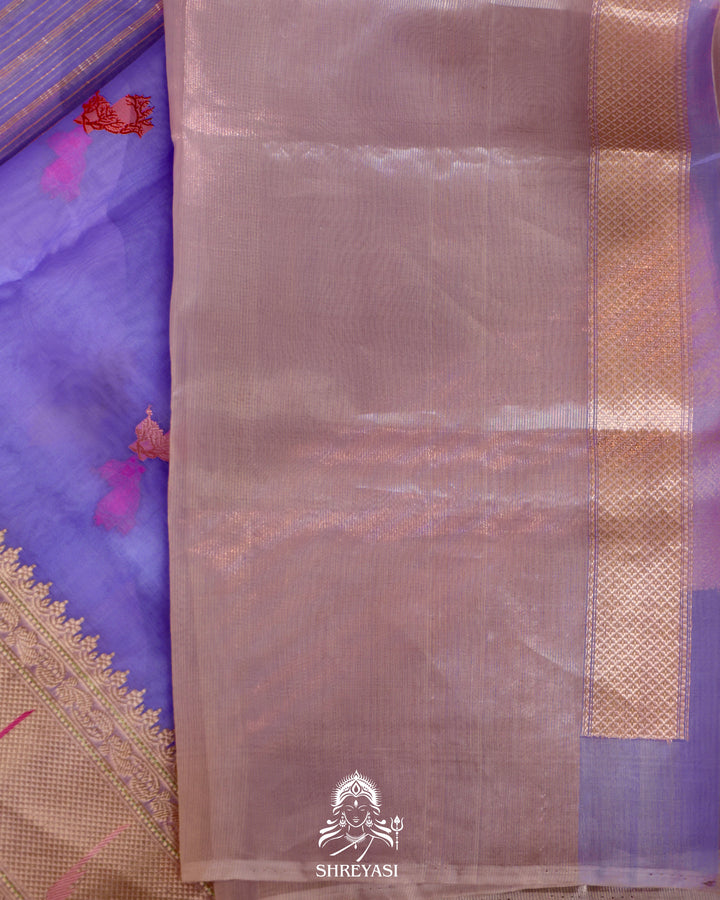 Banarasi Ektara Kora Silk Saree