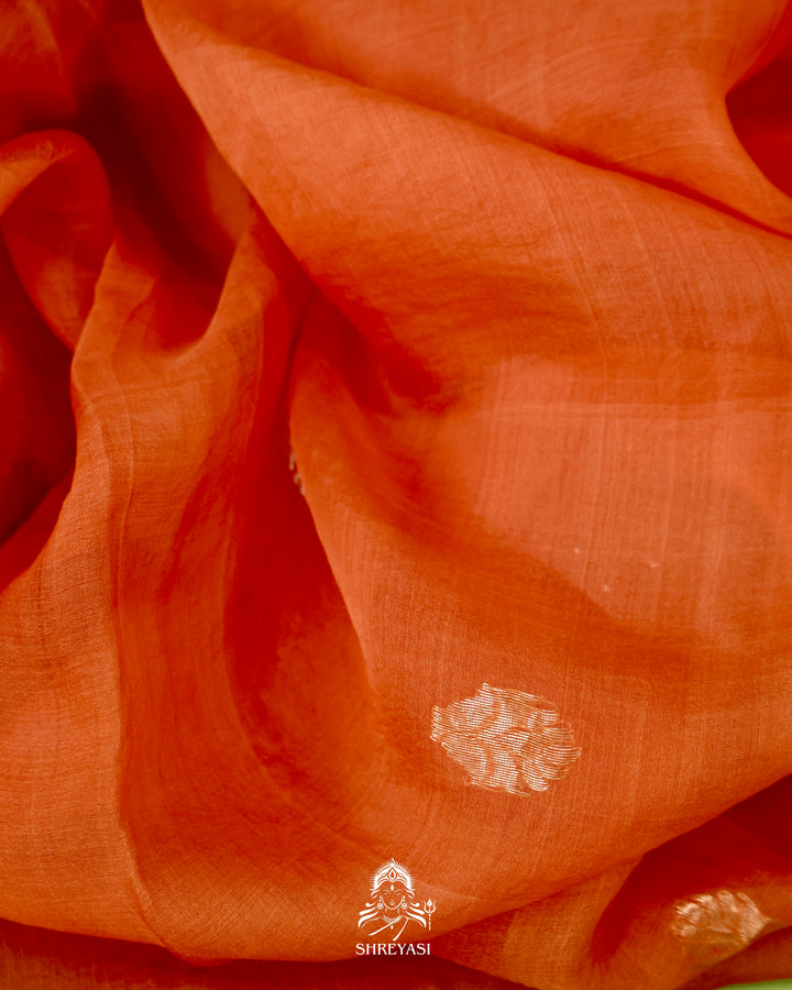 Handloom Banarasi Pure Kora Silk Saree