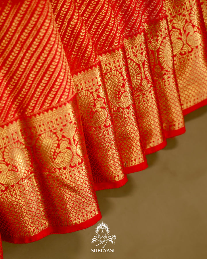 Kanjivaram Silk Saree with Real Zari