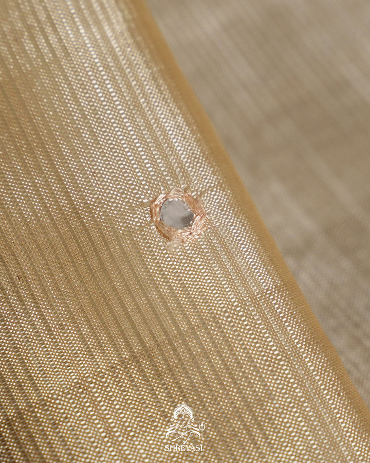 Handloom Pure Mangalagiri Silk Sarees with Mirror Work & Embroidery | Pen Kalamkari Blouse
