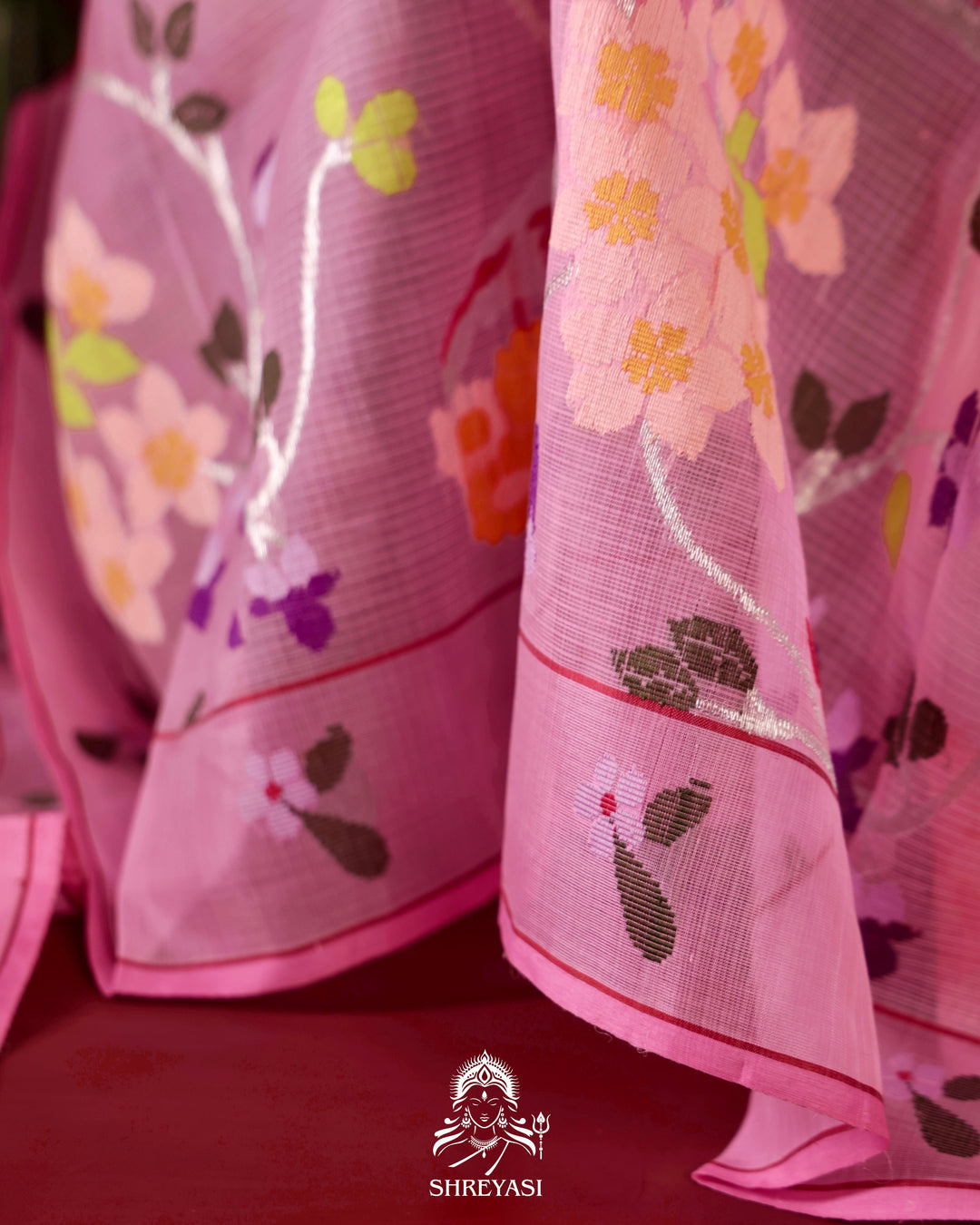 Kota Saree with Full Jaal Weaving