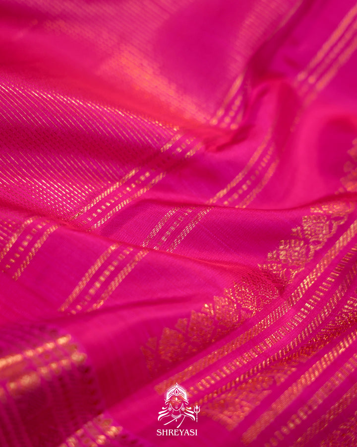 Handloom Kanjivaram Silk Saree with Real Zari