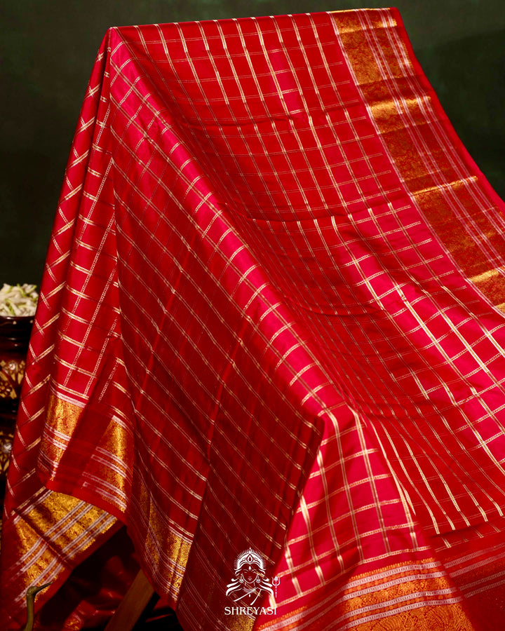 Handloom Pure Kanjivaram Silk Saree with Real Zari