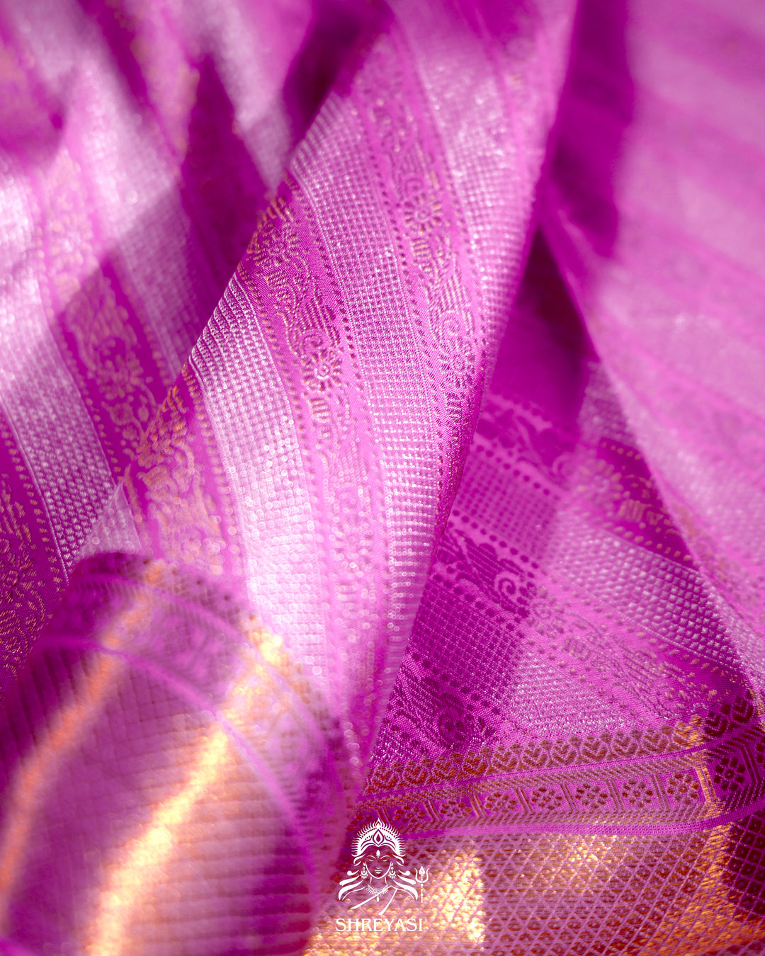 Kanjivaram Silk Saree with Real Zari