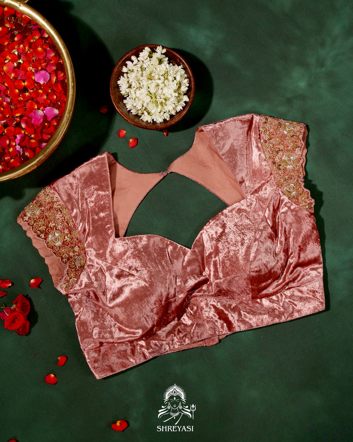 Banarasi Ektara Kora Tissue Silk Saree with Embroidered Blouse