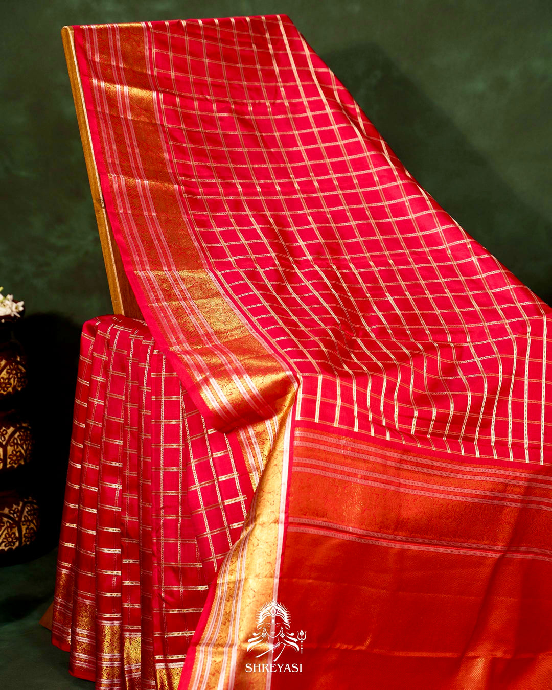 Handloom Pure Kanjivaram Silk Saree with Real Zari