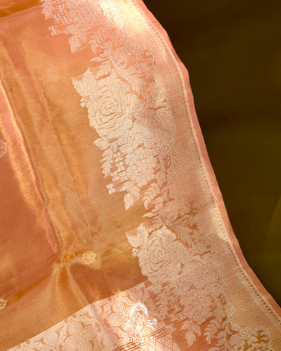 Banarasi Ektara Kora Silk Saree