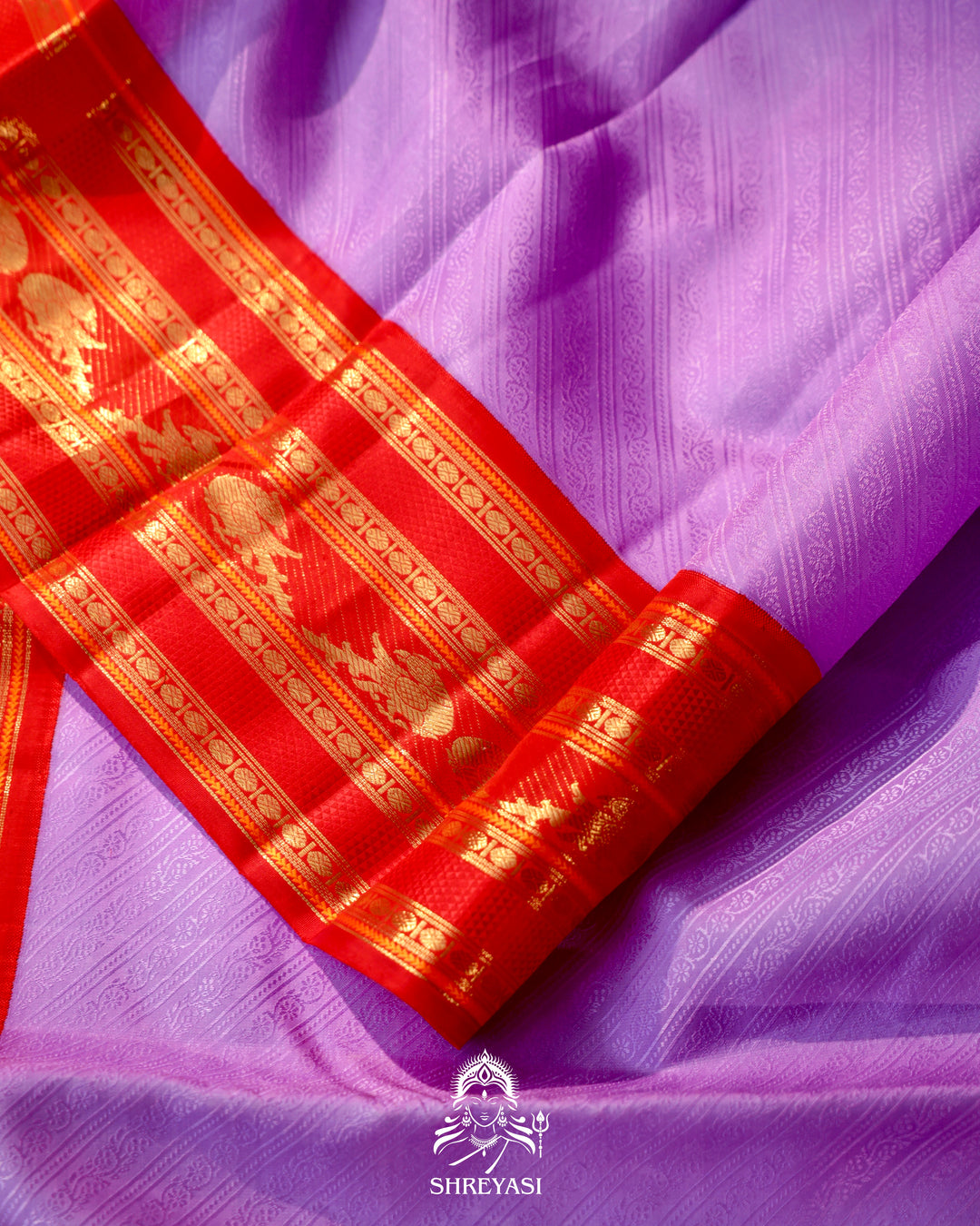 Handloom Kanjivaram Silk Saree with Real Zari