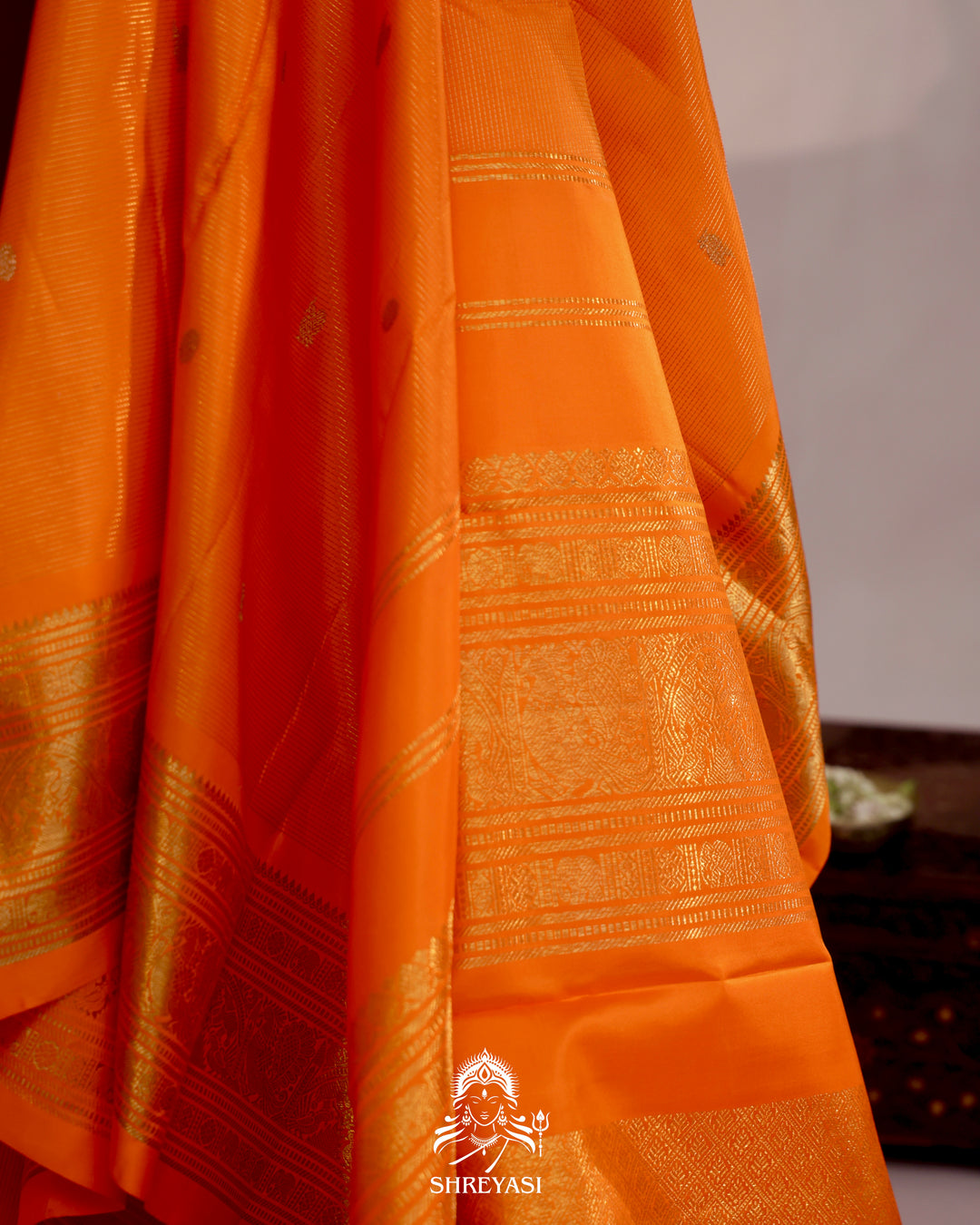 Handloom Kanjivaram Silk Saree with Real Zari
