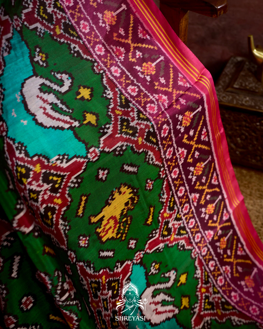 Handloom Pure Rajkot Patola Silk Saree