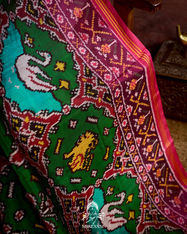 Handloom Pure Rajkot Patola Silk Saree