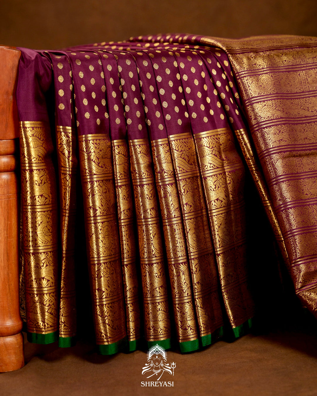 Handloom Pure Kanjivaram Silk Saree in Real Zari