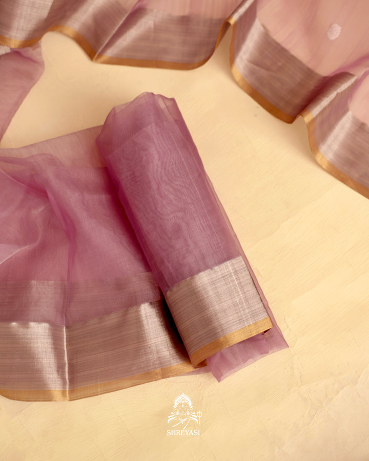 Chanderi Katan Silk Saree