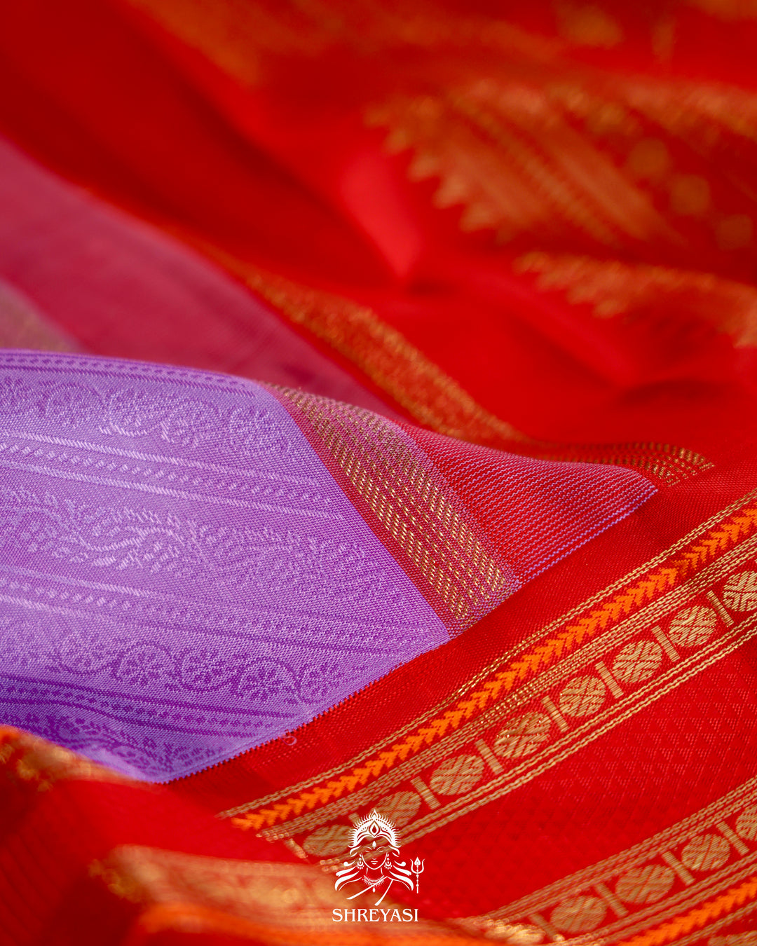 Handloom Kanjivaram Silk Saree with Real Zari