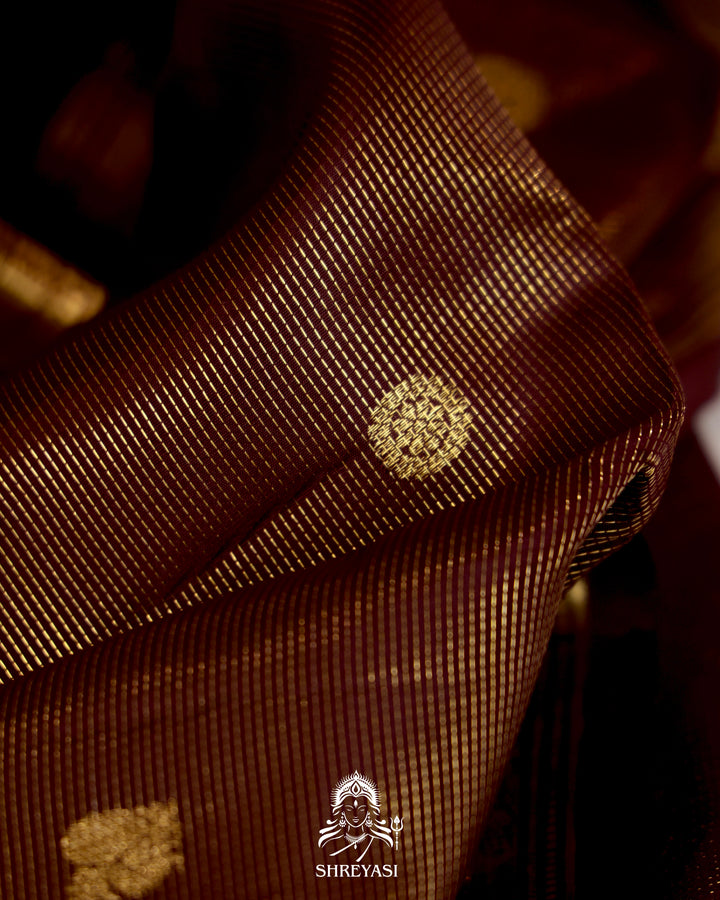 Handloom Kanjivaram Silk Saree with Real Zari
