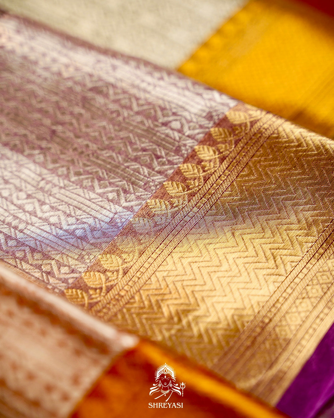 Handloom Pure Banarasi Tissue Brocade Silk Saree