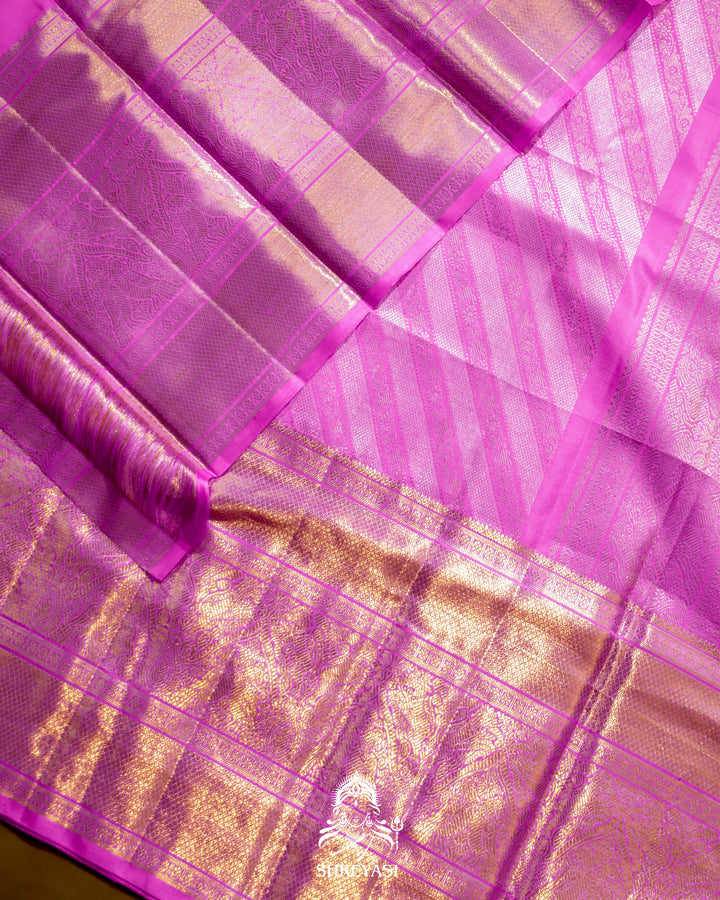 Kanjivaram Silk Saree with Real Zari