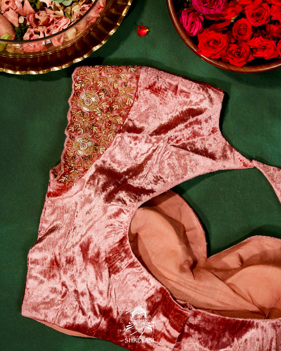 Banarasi Ektara Kora Tissue Silk Saree with Embroidered Blouse